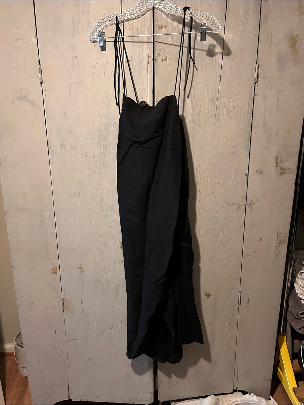 H&M black midi dress